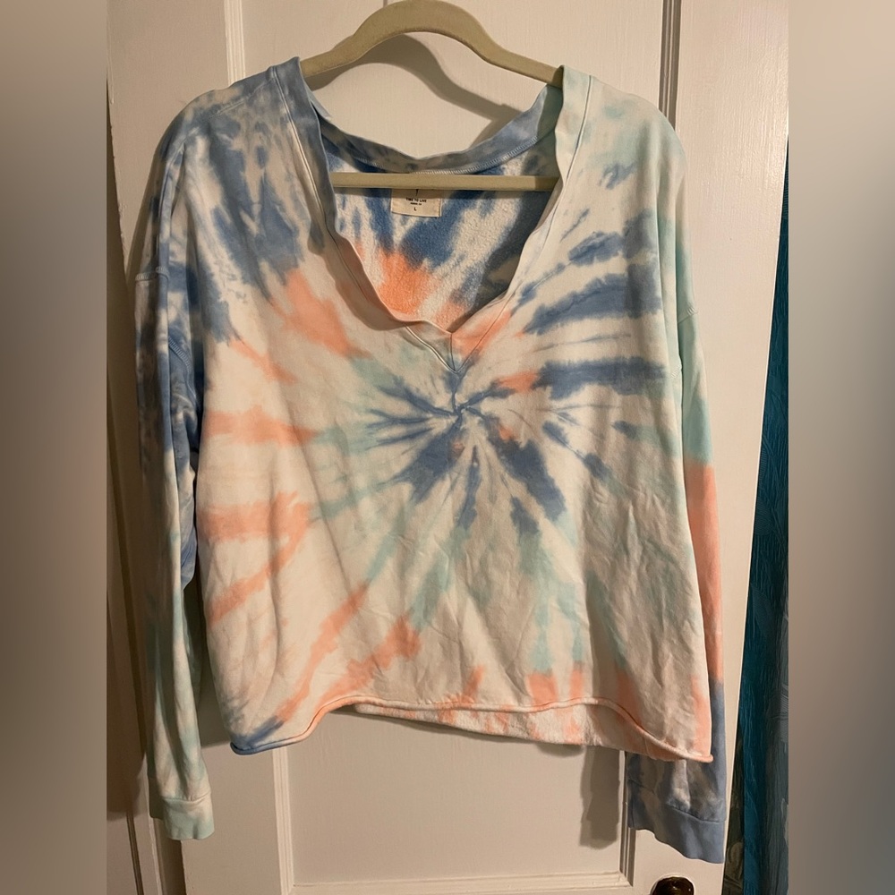 Electric & Rose Pastel Tie-Dye Sweatshirt